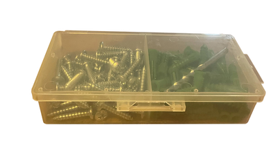 #10-12 Ribbed Plastic Anchor Kits / Plastic / Natural / Plain