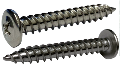 #10 x 1 1/2" Phillips Modified Truss Head Self-Piercing Screws / 410 Stainless Steel / Passivated