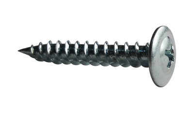 1/4"-14 x 2 1/2" Type AB Self-Tapping Screws / Slotted / Pan Head / Low Carbon Steel / Zinc