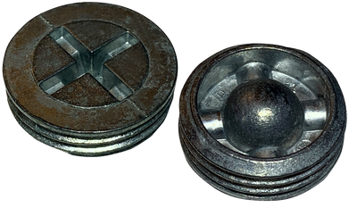 1/2"-14 Phillips Pipe Plugs / Zamac Zinc Alloy / Made in USA