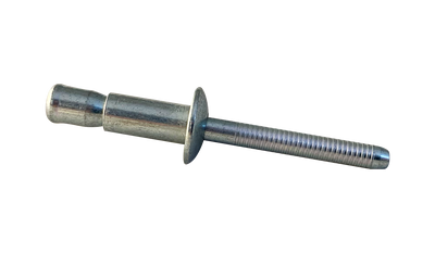 3/16 x 0.062"-0.437" Protruding Head Structural Rivets / Steel / Steel / Zinc