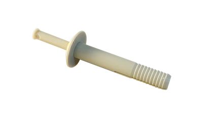 1/4 x 1 1/2" Plastic Drive-Pin Anchor Rivets / Nylon Pin / Truss Head / Beige Nylon Body