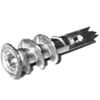 9/16"-2 x 2-1/2" Hollow Wall Anchor / Low Carbon Steel / Zinc / Made in USA / DFAR Compliant