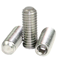 M6-1.00 x 20mm Flat Point Socket Set Screws / A2 Stainless Steel / Passivated