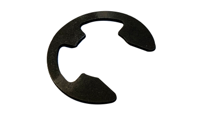 .156" E-Style Retaining Rings / Low Carbon Steel / Black Phos / Phosphate