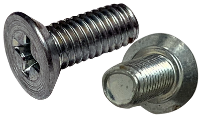 #2-56 x 1/4" Trilobe Thread Forming Screws for Metal / Phillips / Flat Head / Low Carbon Steel / Zinc