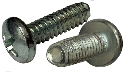 #2-56 x 1/4" Trilobe Thread Forming Screws for Metal / Phillips / Pan Head / Low Carbon Steel / Zinc