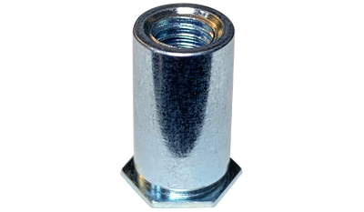 #4-40 x 9/16" Self-Clinching Blind Standoffs / Low Carbon Steel / Zinc