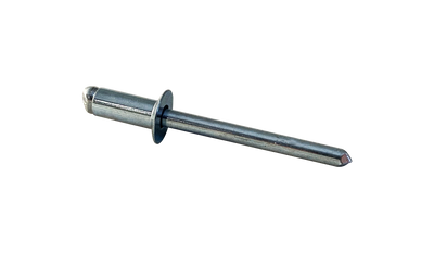 1/8" x .37"-.50" (#48) Countersunk Blind Rivets / All Steel / Zinc