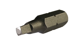 2 X 1 X 1/4 Square Recess Insert Bit