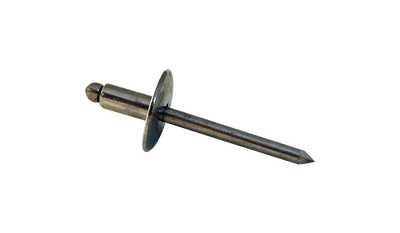 3/16" x .37"-.50" (#68) Large Flange Blind Rivets / All Stainless / Passivated