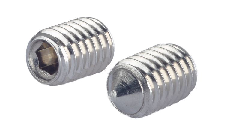 #10-32 x 5/16" Cone Point Socket Set Screws / 18-8 Stainless Steel