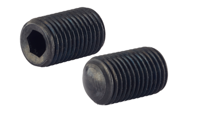 #10-32 x 3/16" Socket Set Screws / Alloy Steel / Black Oxide / Oval