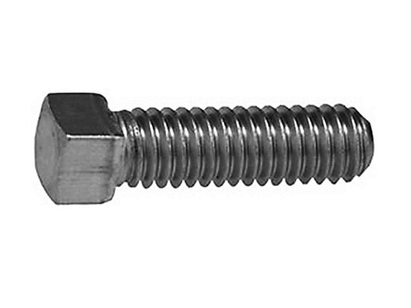 Set Screws / Square Head / Steel / Plain