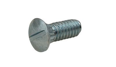 1/4"-20 x 9/16" Track Bolts / Ribbed Neck / Grade 5 / Zinc