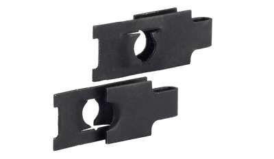 (1/4"-20) C7740-1420-4 Tinnerman Style J-Type Spring Nuts / Steel / Black Phos