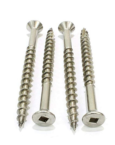 #10-8 x 2" Deck Screws / Flat Head / Type 17 / Steel / Passivated