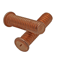 #10-32 x 5/8" CD Stud / Low Carbon Steel / Copper Plated