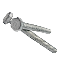 1/4"-20 x 3" Hex Cap Screws, Full Thread / Aluminum / Plain