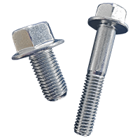M8-1.25 x 60 mm Hex Flange Bolts / Alloy Steel / Zinc CR+3