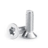 1/4"-20 x 3/4" Torx Flat Head Machine Screws, Full Thread / Stainless Steel / 18-8 / Passivated / ASTM F593 Alloy Group 2 (18-8); ASME B18.6.3