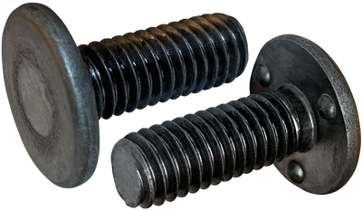 3/8"-16 x 1 3/4" Weld Screws / Nibs Under Head / Low Carbon Steel / Plain / Made in USA