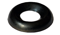 #6 Countersunk Finishing Washers / Steel / Black Oxide