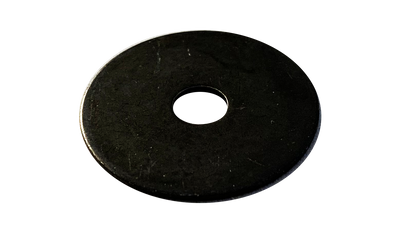1/4" x 1 1/4" Fender Washers / 18-8 Stainless Steel / Black Oxide