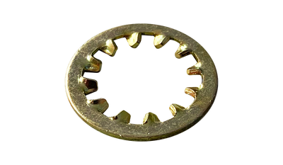 1/2 Internal Tooth Lock Washers / Steel / Zinc Yellow