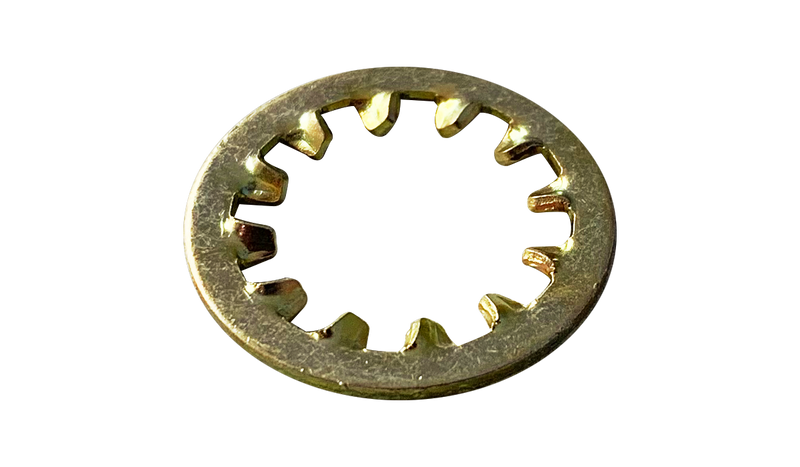 5/8 Internal Tooth Lock Washers / Steel / Zinc Yellow