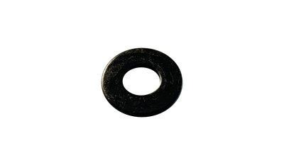 #10 SAE Flat Washers / Low Carbon Steel / Black Zinc / Zinc Black