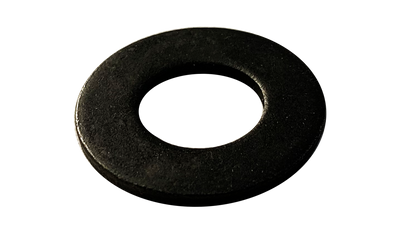 #4 SAE Flat Washers / Low Carbon Steel / Black Oxide / Made in USA