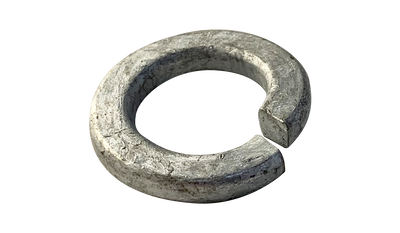 5/8" Medium Split Lock Washers / Low Carbon Steel / Hot Dip Galvanized