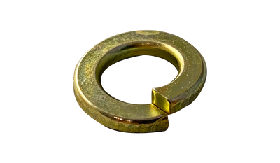 7/8" Medium Split Lockwashers / Low Carbon Steel / Zinc Yellow - Not List, confusingly too similar to much cheaper part