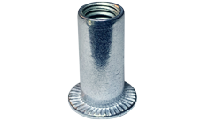 M6-1.0 (Max Grip 5.0mm) Large Flange Blind Threaded Inserts / Aluminum Alloy 5056