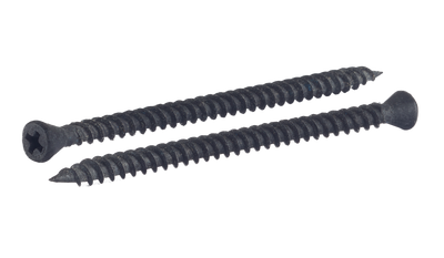 #6 x 1 5/8" Fine Drywall Screws / Phillips / Trim Head / Low Carbon Steel / Black Phos / Phosphate