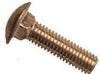 7/16"-14 x 3 1/2" Carriage Bolt, Full Thread / Grade 5 Steel / Zinc / SAE J429 Grade 5; ASME B18.5